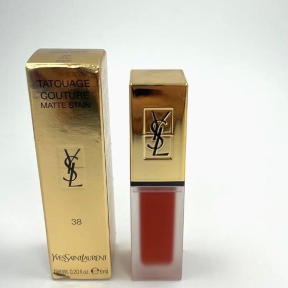 YSL Matte Stain 38 Chili Spirit BRAND NEW - Picture 1 of 4